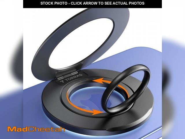 Lot 74-11557841 - TORRAS 2025 Newest Thin Fit for MagSafe Phone Grip Ring Holder [Dual-Ring] Compatible with Popsocket...