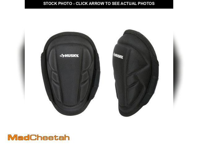 Lot 74-12783749 - *DIRTY* Husky Fabric Cap Gel/Foam Non-Marring Knee Pads *DIRTY*  - UNUSED
