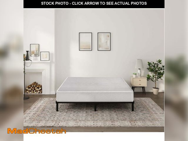 Lot 74-12679504 - Arctus 7.5" Queen Box Spring, Metal Mattress Foundation, Fabric Cover Included, Easy Assembly - UNUS...