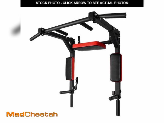 Lot 74-12891203 - Luckyone Multifunctional 440 lb Load Wall Mounted Pull Up Bar - USED