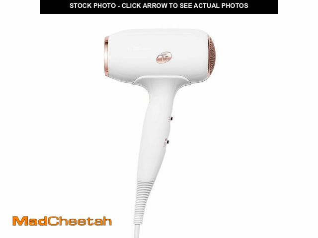 Lot 74-11984644 - T3 Fit Compact Hair Dryer, White/Rose Gold, 1 Count - USED