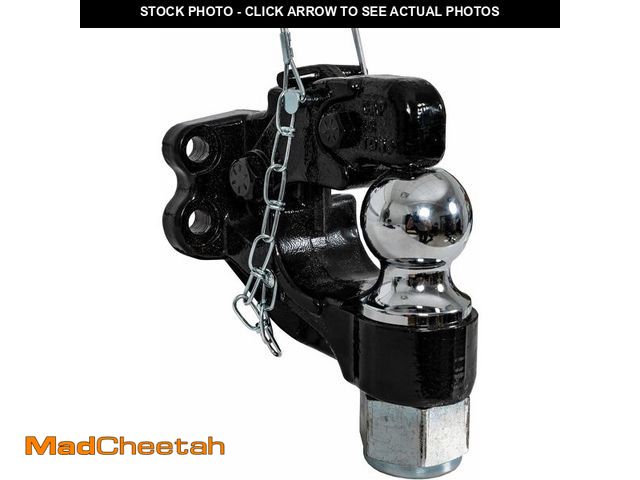 Lot 74-13039836 - Buyers Products BH152516 15 Ton Combination Hitch - 2-5/16 Inch Ball Hitch &amp; Pintle Hook, 30,000...