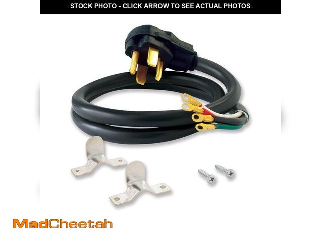 Lot 74-13799653 - Everbilt 6 ft. 4-Prong 30 Amp Dryer Cord - UNUSED