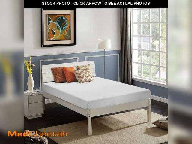 Lot 74-14304844 - FDW | 5 Inch Twin Mattress | Medium Firm | Gel Memory Foam Mattress | White | Bed in a Box, CertiPUR...