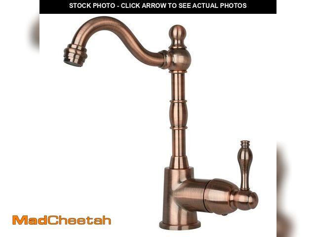 Lot 74-12675333 - Akicon Antique Copper One-Handle Widespread Kitchen Bar Faucet Antique Copper - UNUSED