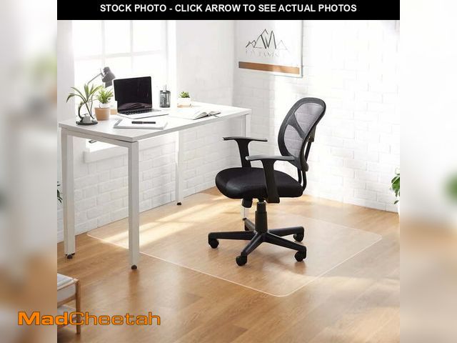 Lot 74-13044564 - PVC Clear Office Chair Mat for Hardwood Floor,36"x48"Clear Mat for Desk Chair/Table.As Table Pad&amp...