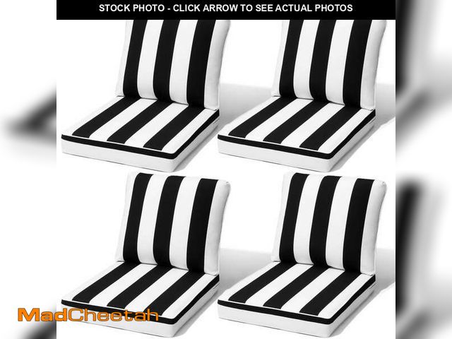Lot 74-14312701 - 2 Pieces Patio Couch Cushion with Zipper 27.6 in. x 24.4 in. x 4.5 in. Replacement Outdoor Cushions ...