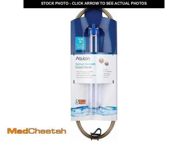 Lot 74-14586075 - Aqueon Siphon Vacuum Aquarium Gravel Cleaner, Large - 16 Inches - UNUSED