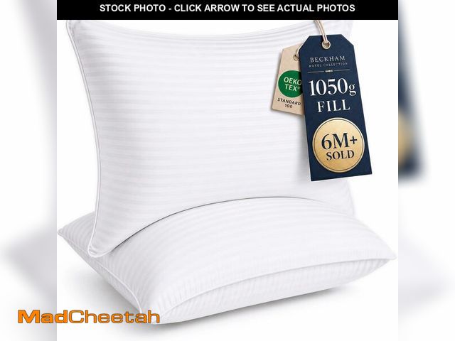 Lot 74-14331594 - Beckham Hotel Collection Bed Pillows Standard/Queen Size Set of 2 - Original Soft Down Alternative P...