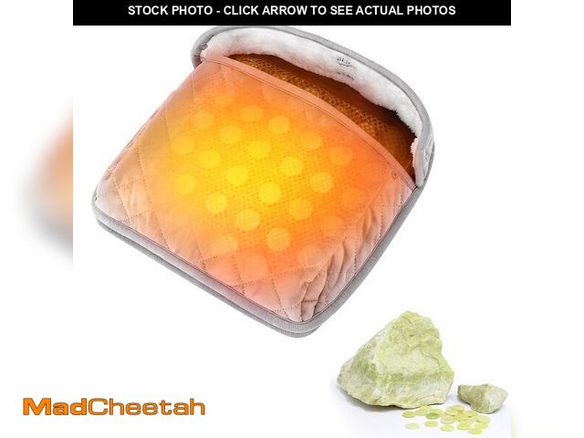 Lot 74-12454866 - Infrared Foot Warmer,Natural Jade Foot Heating Pad with Fast Heating for Relieve Foot and Back Pain,...