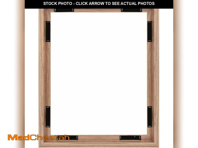 Lot 74-14068229 - MCS Canvas Float Frames 16x20 Frame, Walnut Woodgrain for Finished Canvases, Vertical &amp; Horizont...