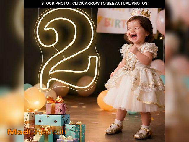 Lot 74-14152473 - RUMONZS LED Acrylic Light up Number, Decorative Transparent Light up Letters USB Powered Big Number ...
