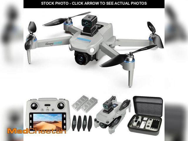 Lot 74-12435343 - Drone with 4K UHD Camera for Adults,GPS RC Drone Brushless Motor,Upgraded Tablet Screen,Gimbal EIS, ...
