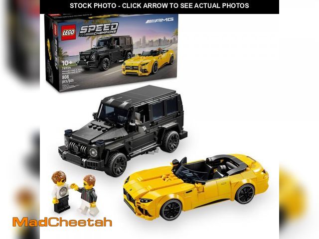 Lot 74-12438540 - LEGO Speed Champions Mercedes-AMG G 63 &amp; Mercedes-AMG SL 63 F1 Toy Car, Formula 1 Vehicle Set fo...