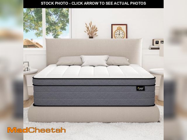 Lot 74-12272069 - Ayeawo Queen Mattress, 14 Inch Hybrid Mattress Queen Size in a Box with Cooling Gel Memory Foam and ...