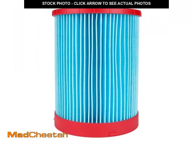 Lot 74-12517270 - Milwaukee Large Wet/Dry Shop Vacuum High Efficiency Filter Compatible for Milwaukee (1-Pack) - UNUSE...