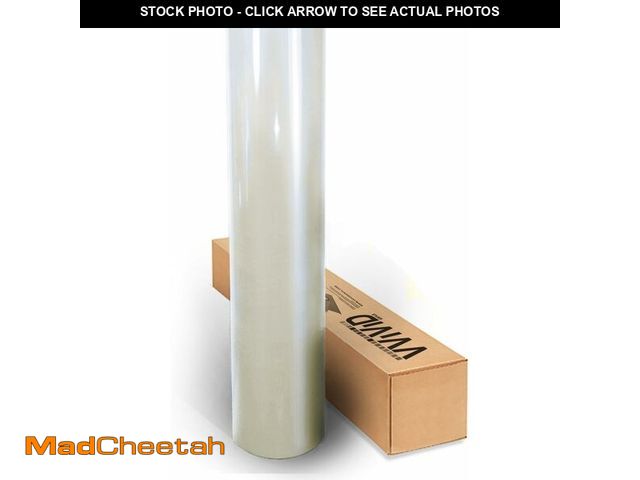 Lot 74-12633453 - VViViD Vivid Space Pearl White Gloss Vinyl Wrap Film for DIY No Mess Easy to Install Air-Release Adh...