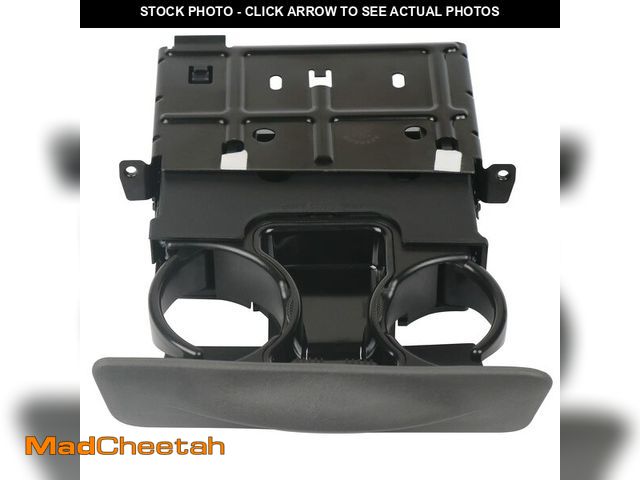 Lot 74-13950847 - in Dash Cup Holder Insert w/Ashtray Dark Gray Compatible with Ford F250 F350 F450 F550 Super Duty Tr...