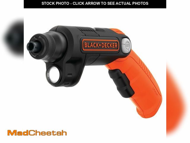 Lot 74-12710010 - BLACK+DECKER 4V MAX* Cordless Screwdriver with LED Light (BDCSFL20C) - USED