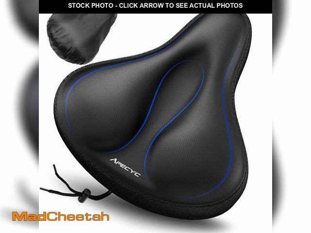 Lot 74-14331094 - APECYC Bike Seat Cushion with Memory Foam Gel Padded Seat Cover for Women - UNUSED
