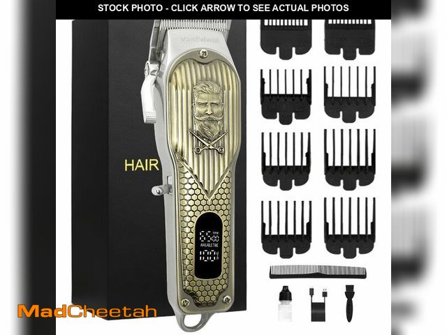 Lot 74-13769246 - Professional Barber Clippers With Extremely Heavy Duty Cutting Performance, Mens Hair Clippers &amp;...