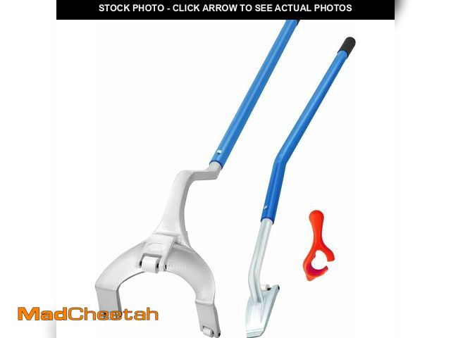 Lot 74-12695987 - Vevor Mophorn Tire Mount Demount Tool 22.5" to 24.5" Tire Changer Steel Bead Breaker Extra Bead Keep...