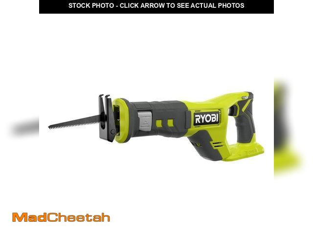 Lot 74-14223457 - *DIRTY/MISSING BLADE* RYOBI ONE+ 18V Cordless Reciprocating Saw (Tool Only) *DIRTY/MISSING BLADE*  -...