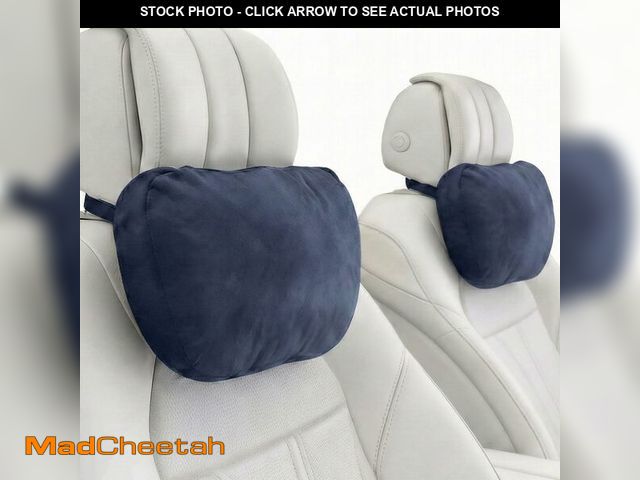 Lot 74-14205338 - 2PCS Welbrit Car Pillow for Car Neck Pillow for Driving Seat Lumbar Support Soft Cushion with Extra ...