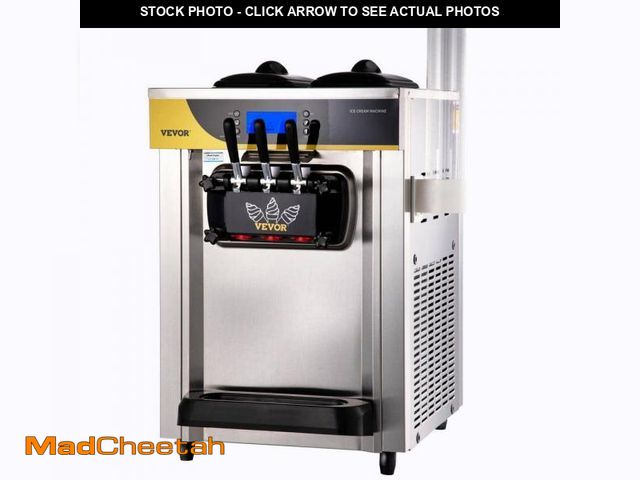 Lot 74-12424920 - *SEE DETAILS* VEVOR Commercial Ice Cream Maker 2200-Watt Countertop Soft Serve Machine 22 l to 30 l/...