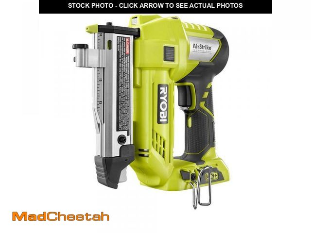 Lot 74-12312477 - Ryobi 18-Volt ONE+ Lithium-Ion Cordless AirStrike 23-Gauge 1-3/8 inch Headless Pin Nailer (Tool Only...