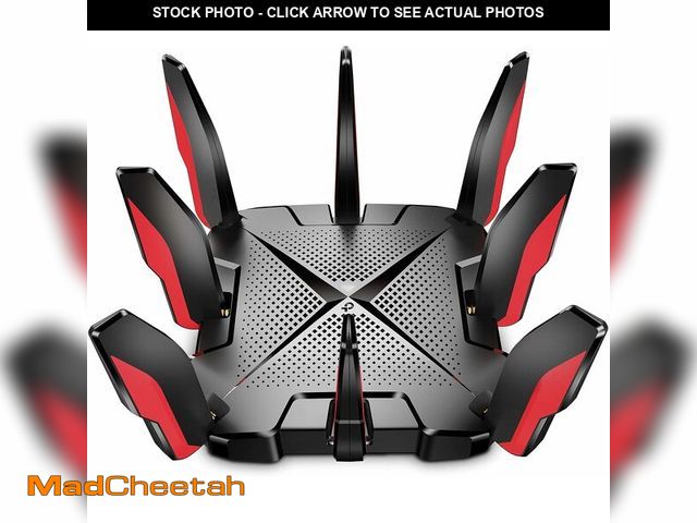 Lot 74-14599885 - (MISSING ANTENNAS) TP-Link AX6600 WiFi 6 Gaming Router (Archer GX90)- Tri Band Gigabit Wireless Inte...