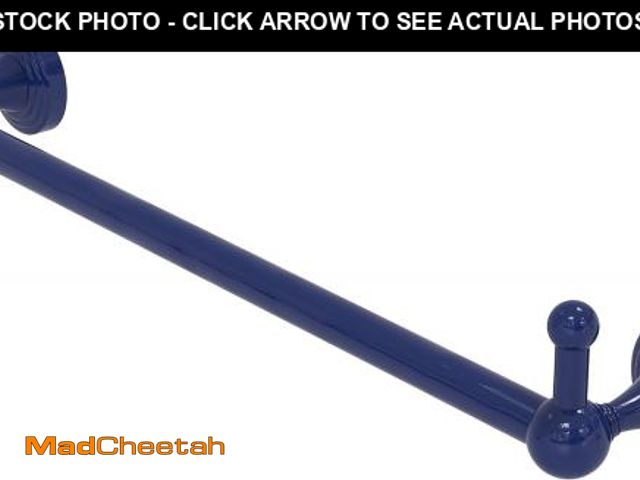 Lot 74-12508056 - Allied Brass SG-41-30-PEG-MBL Sag Harbor Collection 30 Inch Towel Bar with Integrated Hooks, Mediter...