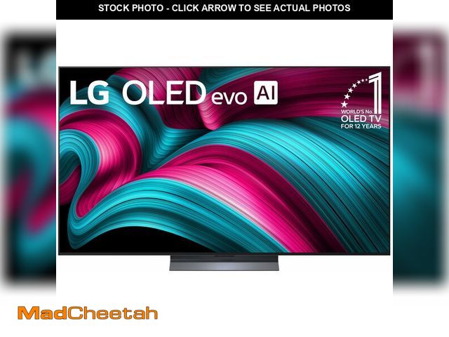 Lot 74-12630504 - LG 65-Inch Class OLED evo AI 4K C5 Series Smart TV w/Dolby Atmos, Dolby Vision, HDR10, AI Super Upsc...