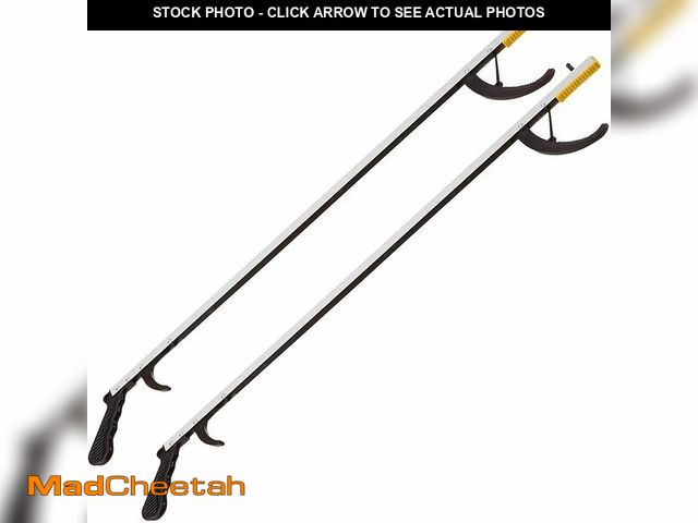 Lot 74-13844474 - DMI 2 Pack, 32 Inch Reacher Grabber PickupTool for Seniors, Disabled or After Surgery, Claw Reaching...