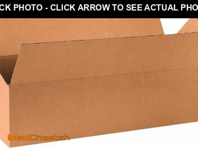 Lot 74-12137477 - Aviditi 30147 Corrugated Cardboard Box 30" L x 14" W x 7" H, Kraft, For Shipping, Packing and Moving...