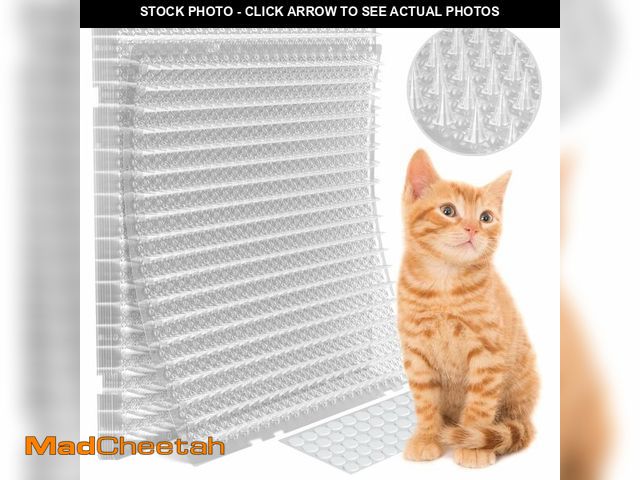 Lot 74-14338270 - Petfolio 12 Pack Scat Mat for Cats - 16 x 13 Inch Cat Spike Mat with 1 Inch Spike is A Perfect Pet T...