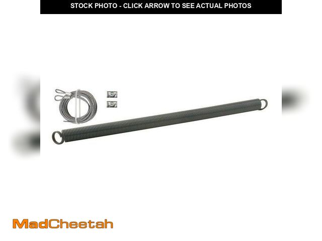 Lot 74-13049233 - Prime-Line Garage Door Extension Spring, 16 in., Heavy Duty, Safety Cable Included - UNUSED