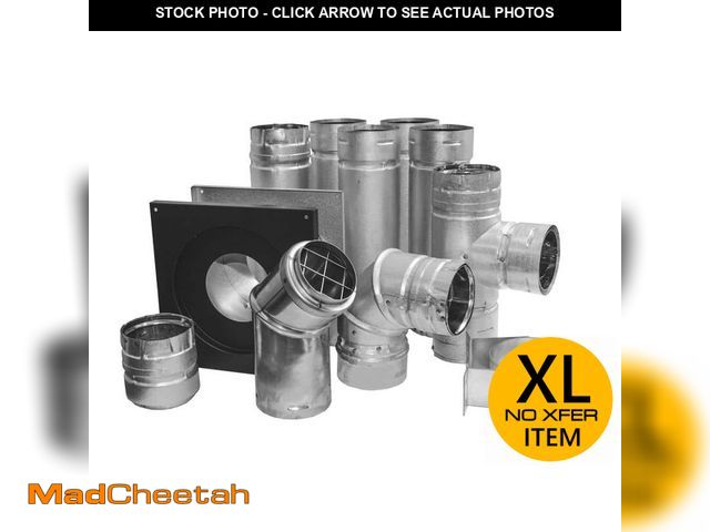 Lot 74-12945849 - DuraVent PelletVent for Multi-Fuel 3in. Diameter Horizontal Kit - UNUSED