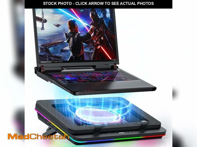 Lot 74-12713097 - IETS GT600 RGB Laptop Cooling Pad Equipped with Gigantic Turbo-FanÃ¯Â¼Ë5.5inch DiameterÃ¯Â¼â°,Seal...