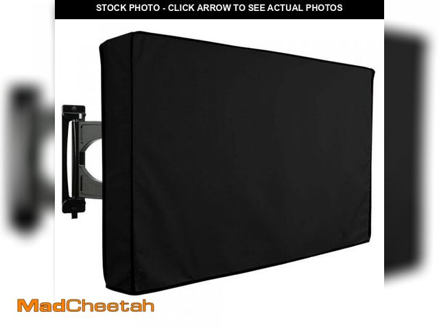 Lot 74-12492202 - KHOMO GEAR 55 in. - 58 in. Black Outdoor TV Universal Weatherproof Protector Cover - UNUSED