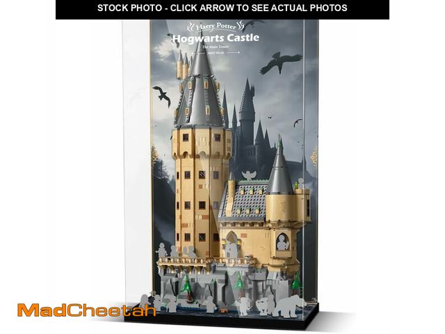 Lot 74-14284073 - Acrylic Display Case Compatible with Lego Hogwarts Castle: The Main Tower, Dust-Proof Protective Sho...