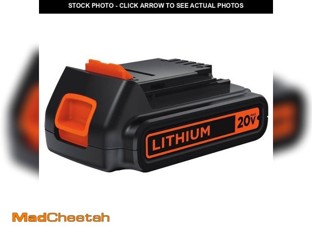 Lot 74-14245644 - BLACK+DECKER 20V MAX Power Connect Lithium-Ion 1.5 Ah Battery 2-Pack - UNUSED
