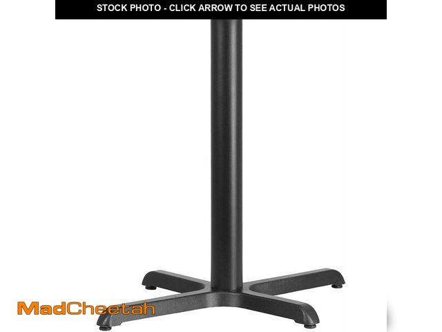 Lot 74-14348727 - Flash Furniture Beverly 23.75" x 30" Restaurant Table X-Base with 3" Diameter Table Height Column, C...