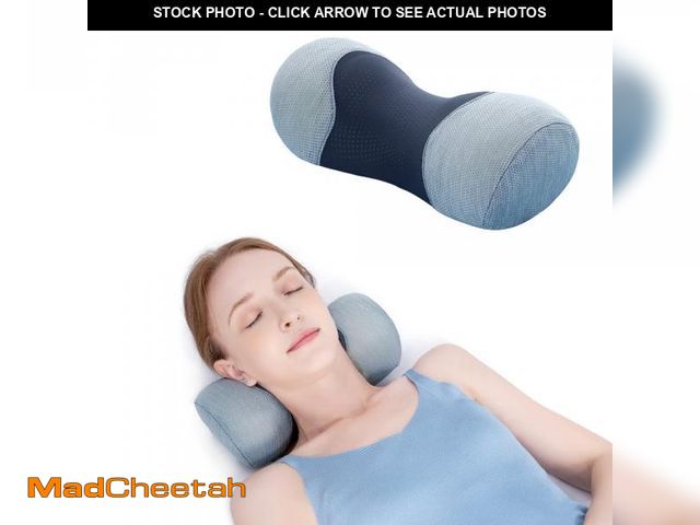 Lot 74-12433600 - Bespilow Small Neck Roll Pillow,Say Goodbye to Neck Pain, Cervical Memory Foam Pillow for Tension Mu...