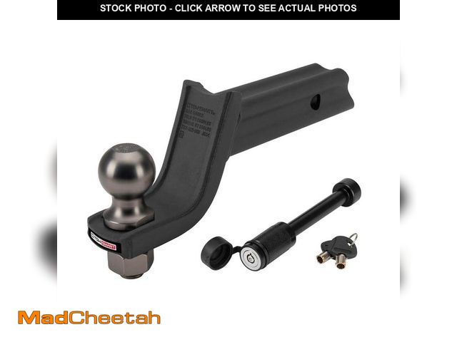 Lot 74-14193287 - *MISSING PIN/KEYS* TowSmart BAJA 5,000 lb. X-Mount Security Kit, 3-1/4 in. Drop x 2 in. Rise x 1 in....