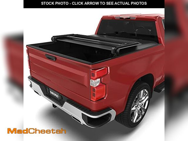 Lot 74-12819564 - oEdRo Tri-Fold Truck Bed Soft Tonneau Cover Compatible with 2019-2025 Chevy Silverado 1500 / GMC Sie...