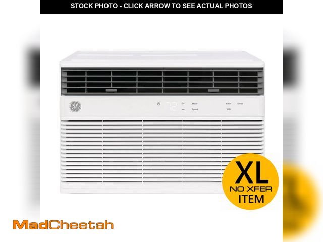 Lot 74-14328482 - GE 18,300 BTU 230/208-Volt Window Air Conditioner Cools 1000 sq. ft. with Wi-Fi and Remote in White ...