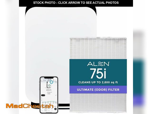 Lot 74-14590909 - (FOR PARTS ONLY) Alen 75i HEPA Air Purifier, Ultimate Filter, Covers 2,800 Sq Ft - FOR PARTS/NOT WOR...