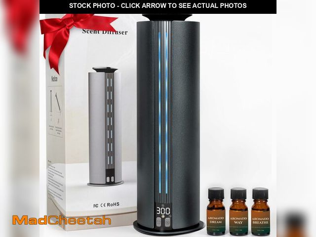 Lot 74-12709381 - Aromadd 1800 Sq Ft Waterless Diffuser, 100ml Hotel Collection Diffuser Scent Air Machine for Home Co...