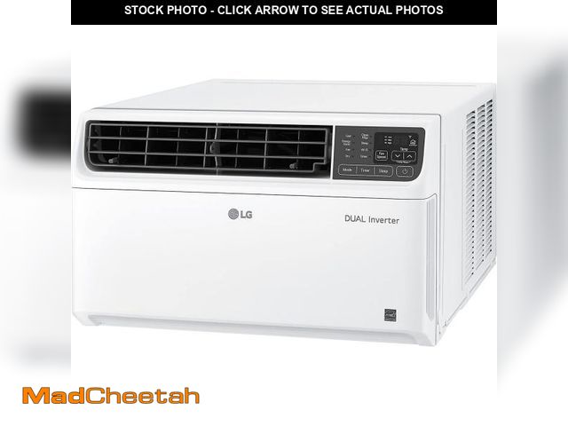 Lot 74-12141597 - LG 12,000 BTU Dual Inverter Smart Window Air Conditioner, Cools 550 Sq. Ft., Ultra Quiet Operation, ...